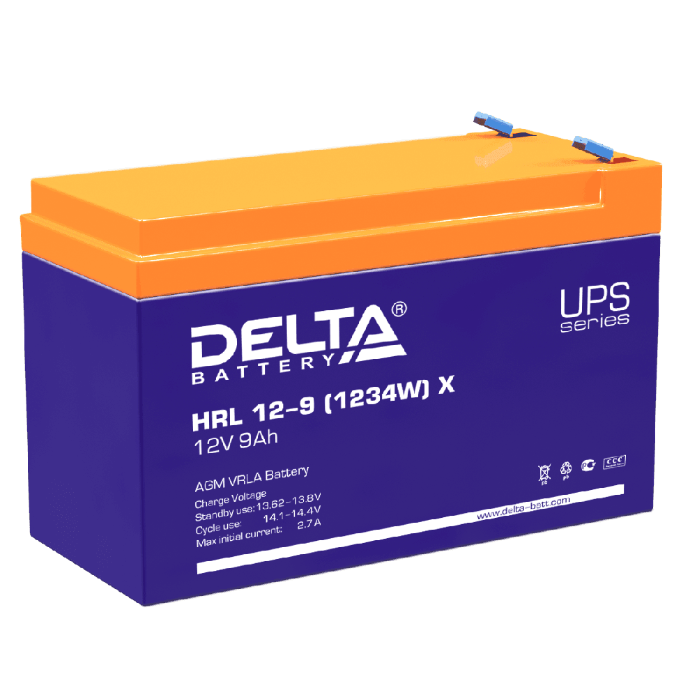 Аккумуляторная батарея DELTA BATTERY HRL 12-9 X